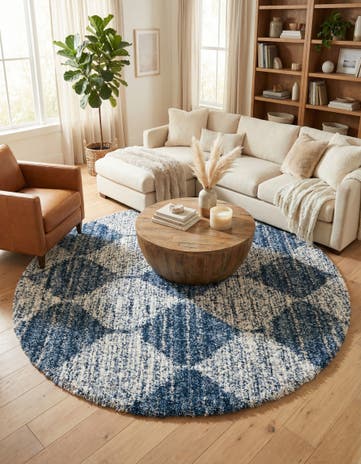 10' x 10' Serenity Shag Round Rug
