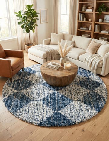 10' x 10' Serenity Shag Round Rug