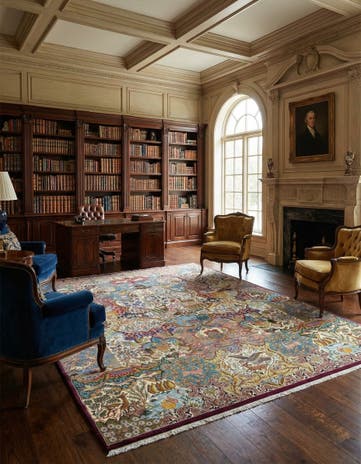 9' 8 x 12' 6 Kashmar Wool Rug