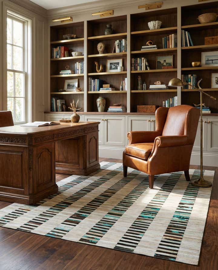 6' x 9' 1 Cowhide Stocks Rug