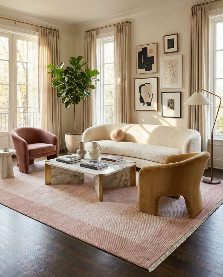 9' 10 x 13' 4 Hand Knotted Darya Wool Rug