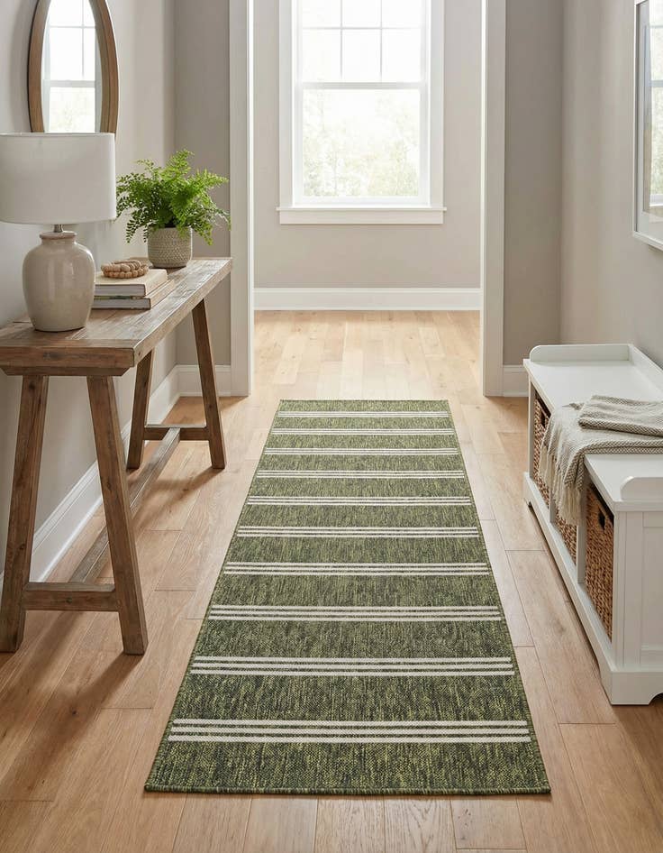 Detail image of 2' x 8'  Washable Jill Zarin Anguilla Indoor / Outdoor Runner Rug