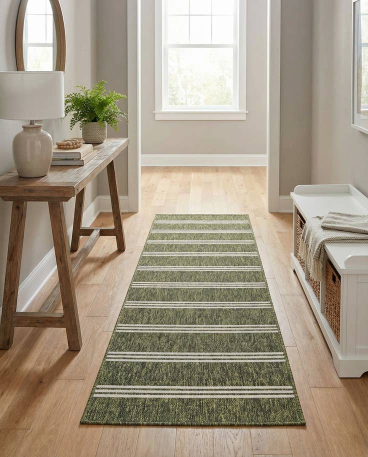 Detail image of 2' x 8' Easy-Clean Jill Zarin Anguilla Indoor / Outdoor Runner Rug