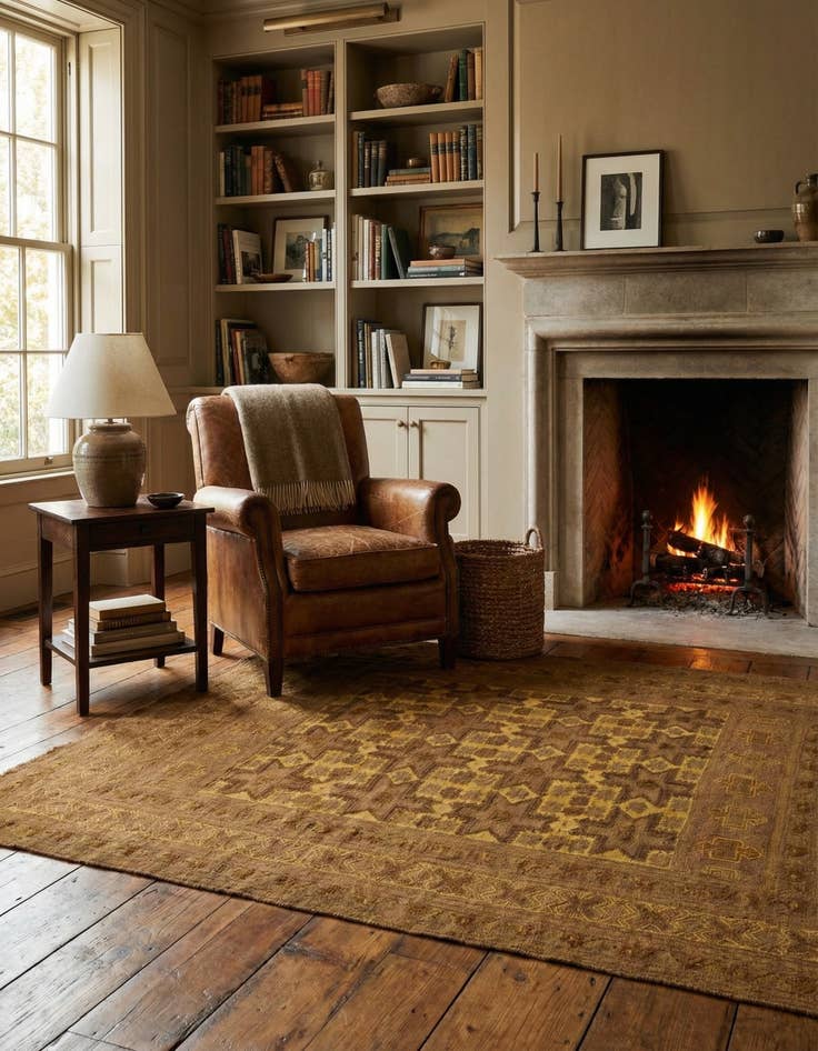 Detail image of 6' 5 x 8' 7  Hand Woven Sumak Wool Rug