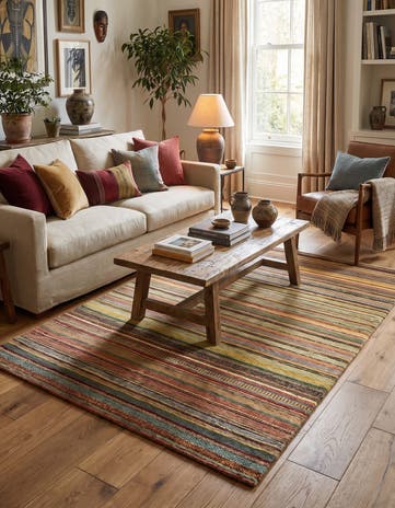 4' 6 x 6' 4 Juma Wool Rug