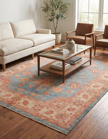 5' 6 x 7' 7 Hand Knotted Ziegler Rug