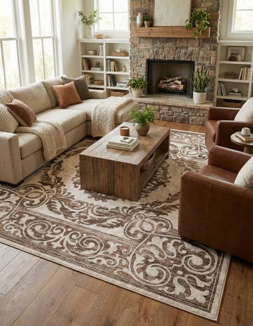 10' 8 x 10' 8 Hermitage Square Rug