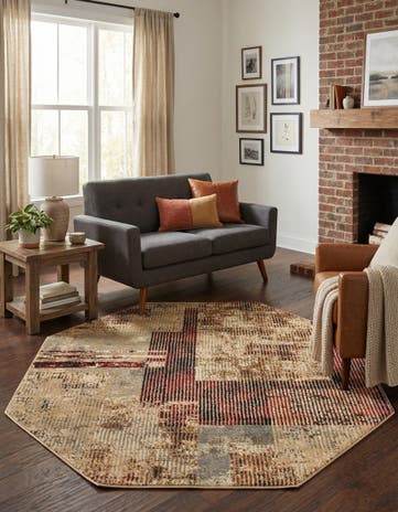 Saturn Octagon Rug