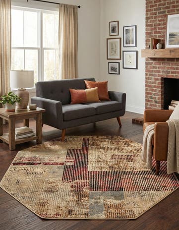 Saturn Octagon Rug