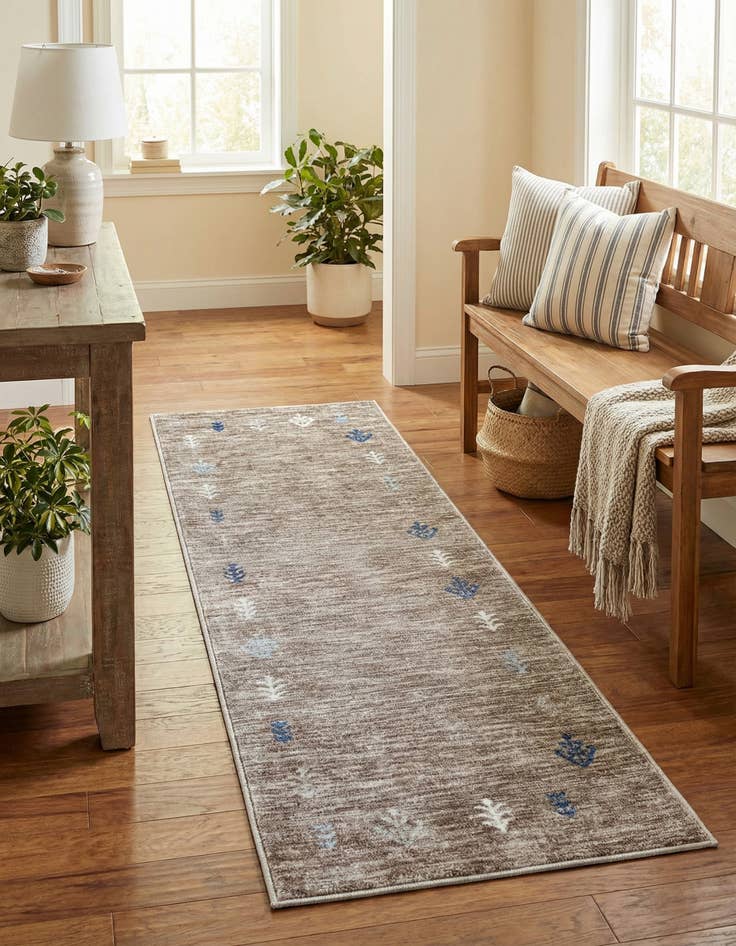 Detail image of 2' x 6' 1 Gabbeh Runner Rug