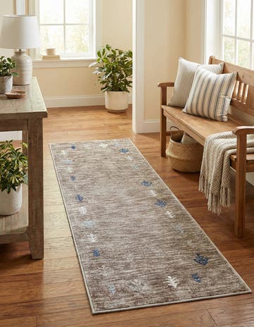 2' x 6' 1 Gabbeh Runner Rug