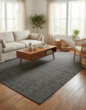 7' 10 x 10' Easy-Clean Solid Indoor / Outdoor Rug