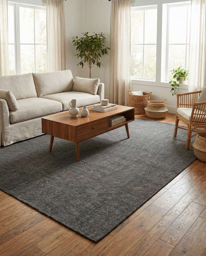 7' 10 x 10' Easy-Clean Solid Indoor / Outdoor Rug