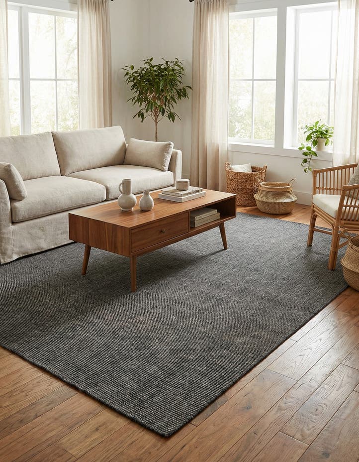 7' 10 x 10' Easy-Clean Solid Indoor / Outdoor ...