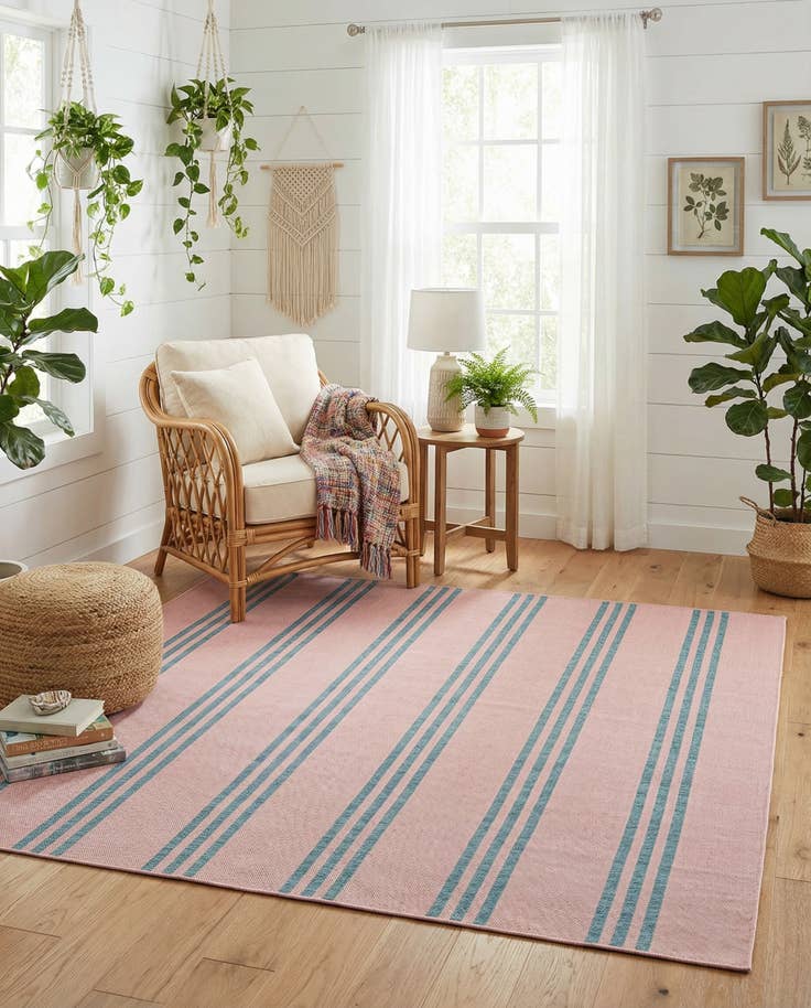 Detail image of 7' 10 x 7' 10 Easy-Clean Jill Zarin Anguilla Indoor / Outdoor Square Rug