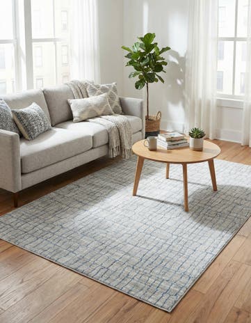 4' x 6' Aqua Rug
