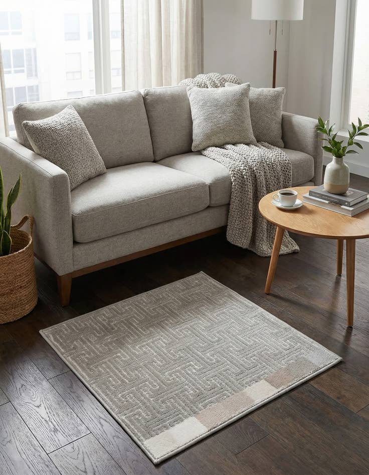 Detail image of 1' 8 x 1' 8 Uptown Park Avenue Sample Rug