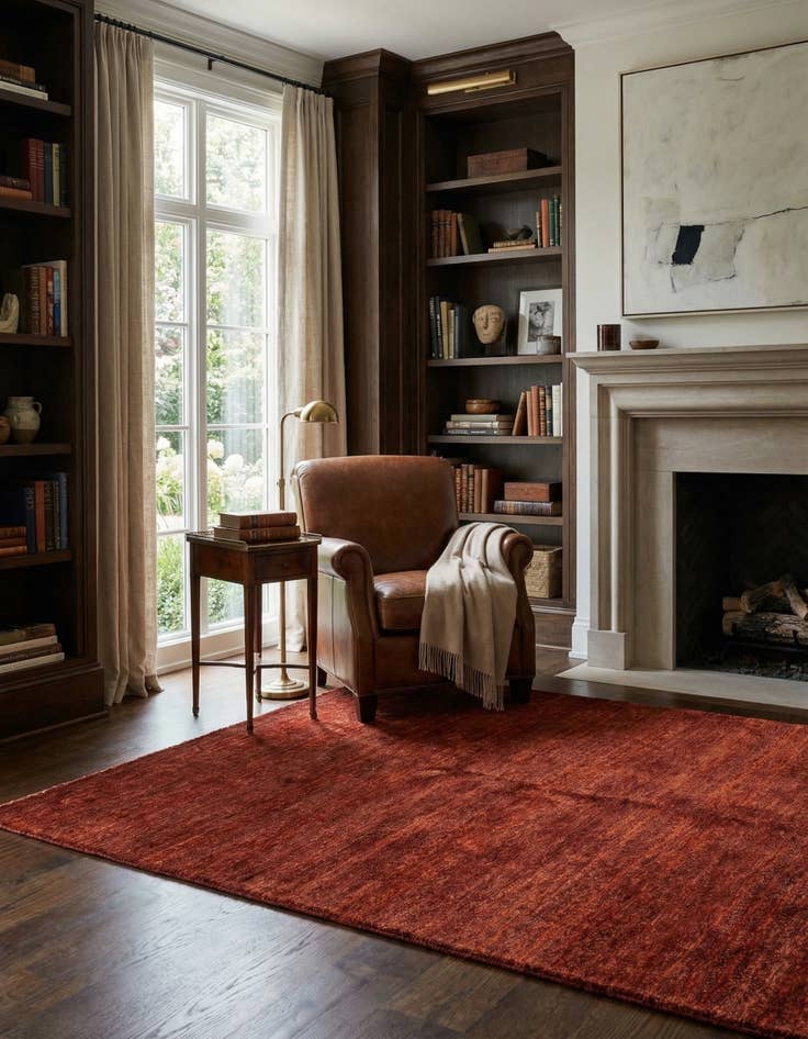 Detail image of  4' 3 x 6' 6 Juma Wool Rug