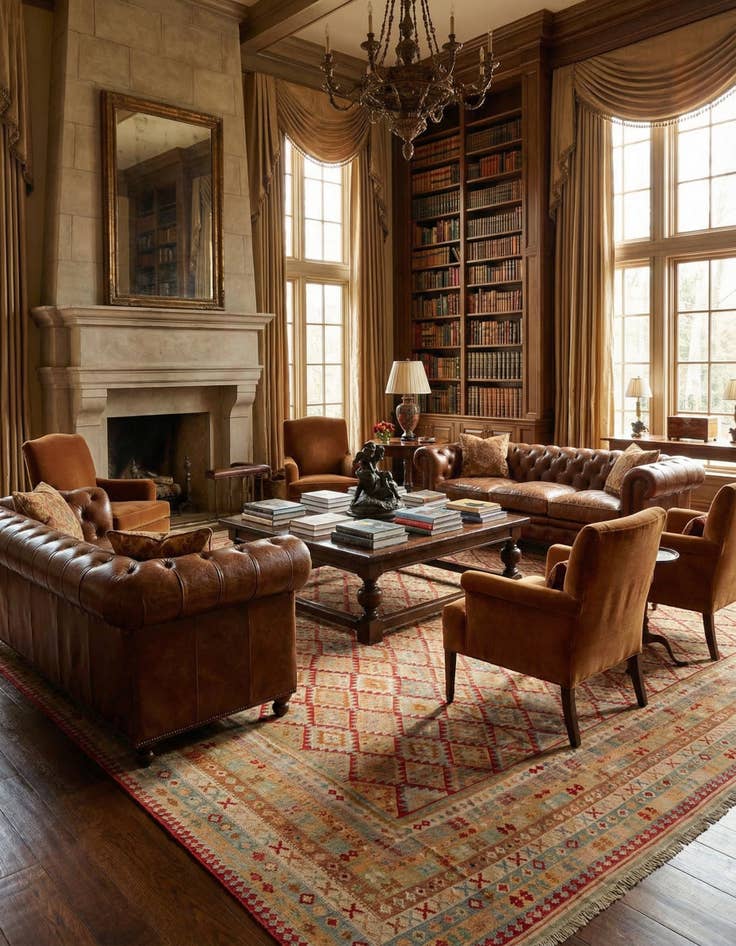 Detail image of 20' 5 x 25' 9  Hand Woven Kilim Maymana Wool Rug