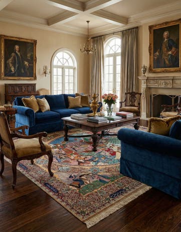 8' 6 x 9' 10 Hand Knotted Tabriz Persian Rug