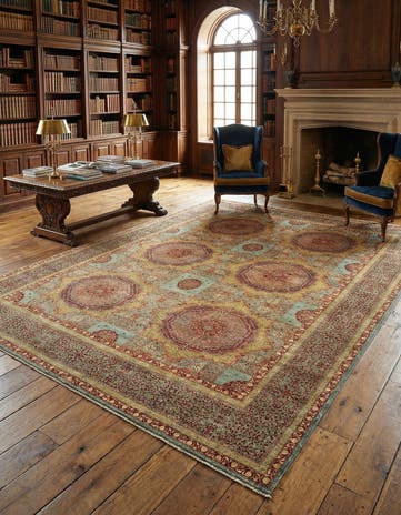 12' 3 x 15' 8 Amina Wool Rug
