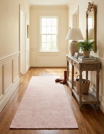 2' x 8' Hand Woven Jill Zarin English Manor Farmhouse Wool Runner Rug