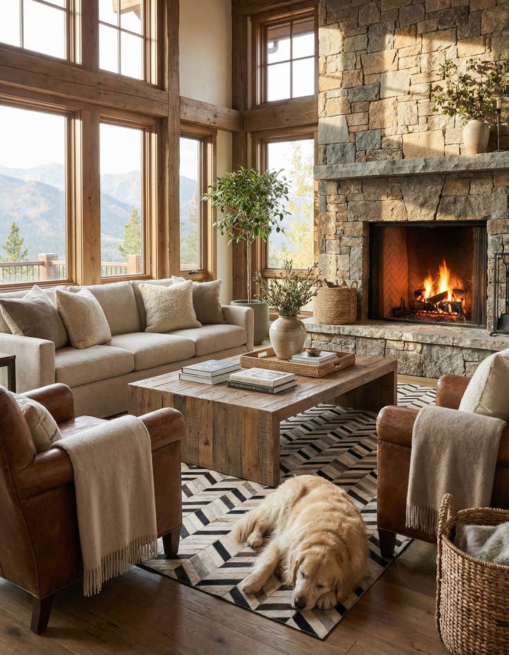 Detail image of 5' 3 x 8' 1 Cowhide Rug