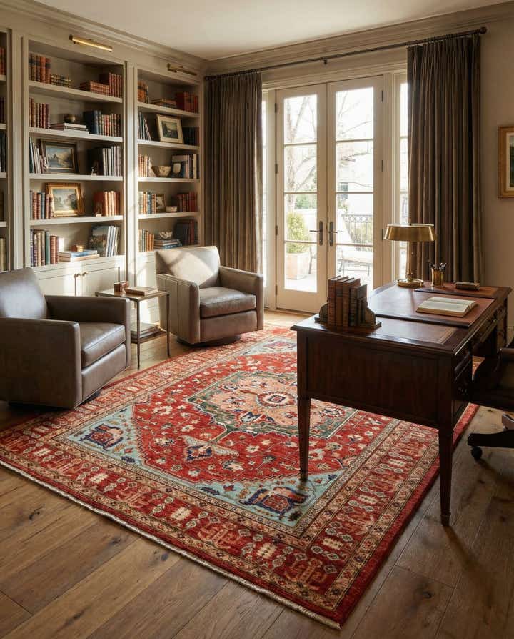 6' 1 x 8' 1 Hand Knotted Ariana Ziegler Rug