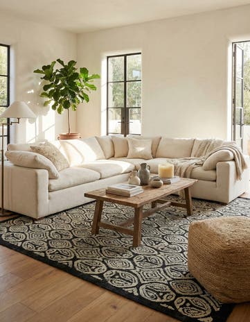 8' 6 x 10' 2 Hand Knotted Moroccan Wool Rug