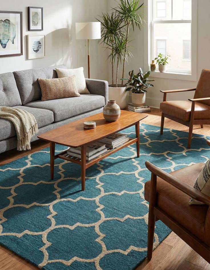 Detail image of 5' 2 x 8' Luna Rug