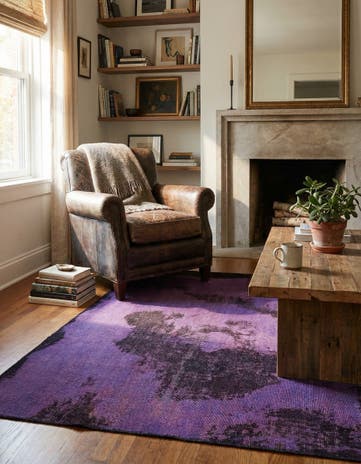 4' 3 x 6' 3 Hand Knotted Ultra Vintage Persian Wool Rug