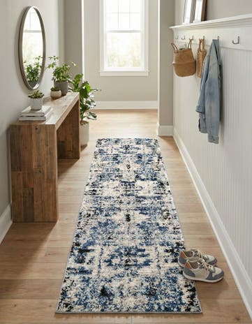 Blue Tucson Runner Rug