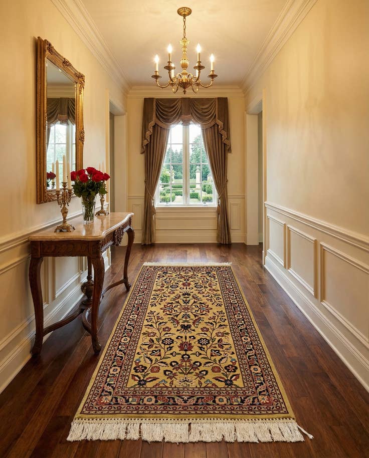 Detail image of 2' 5 x 4' 8 Sarouk Runner Rug