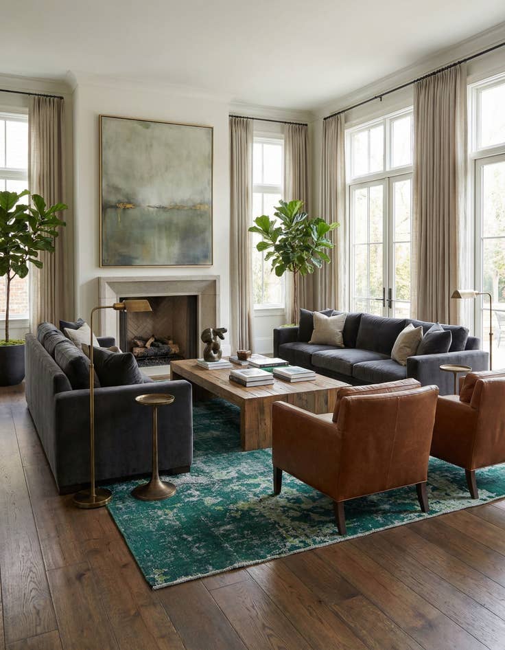 Detail image of 8' 10 x 12' 8  Hand Knotted Ultra Vintage Persian Wool Rug