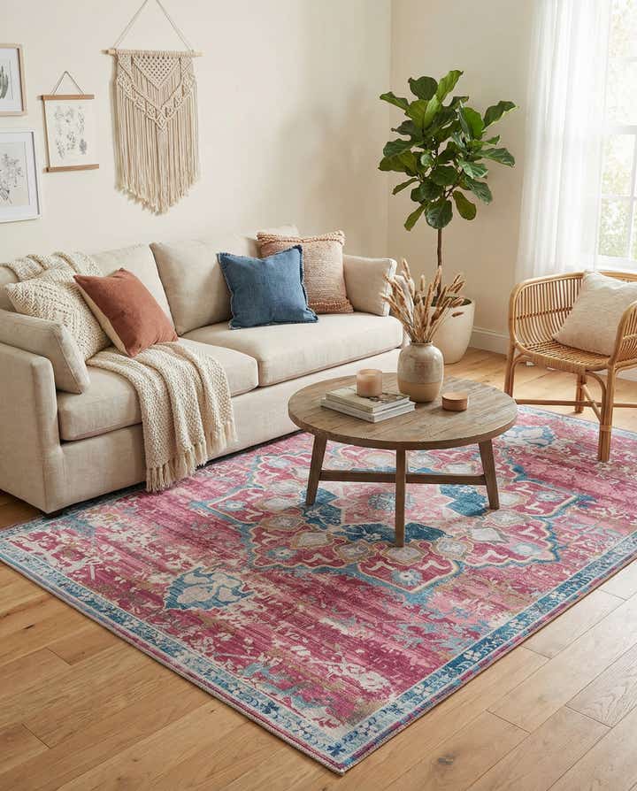 5' x 7' 5 Washable Timeless Rug
