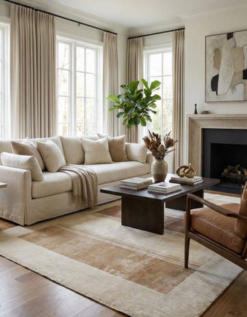 6' 10 x 9' 6 Hand Knotted Darya Wool Rug