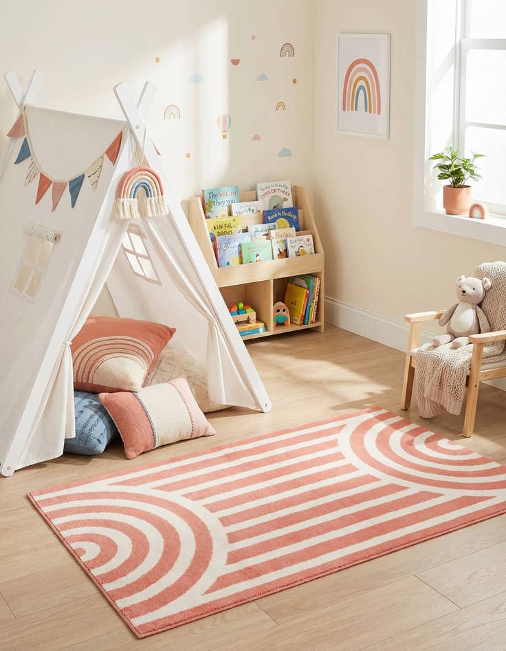 Detail image of 2' x 3' Whimsy Kids Rug