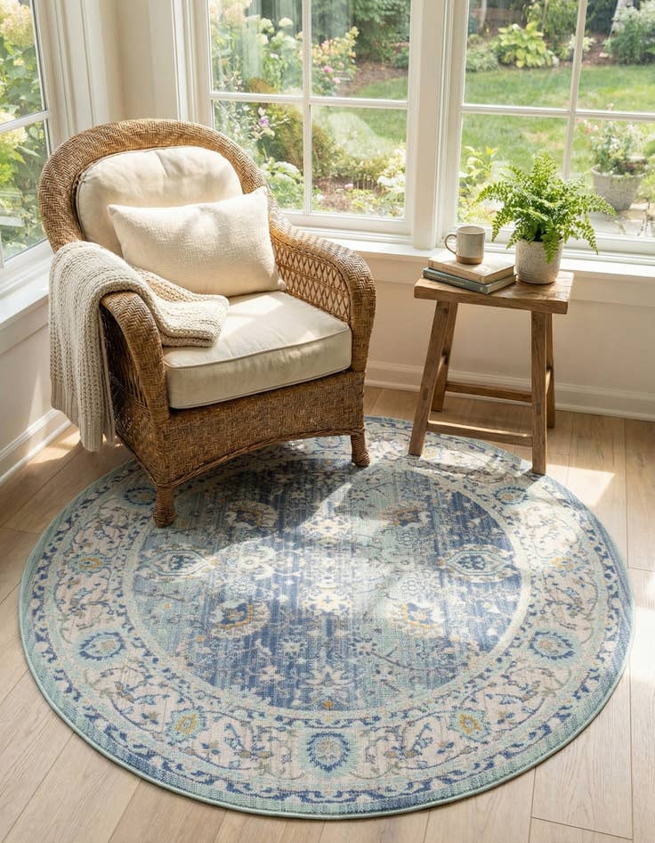 Detail image of 5' x 5' Whitney Round Rug
