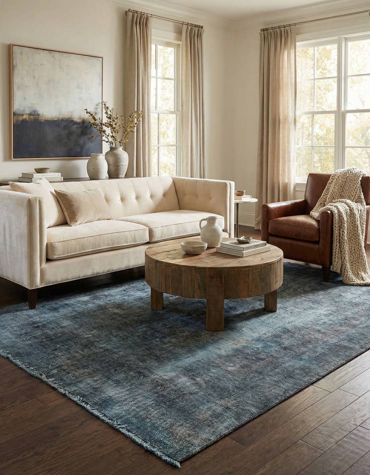 Detail image of 3' 10 x 6'  Hand Knotted Ultra Vintage Persian Wool Rug