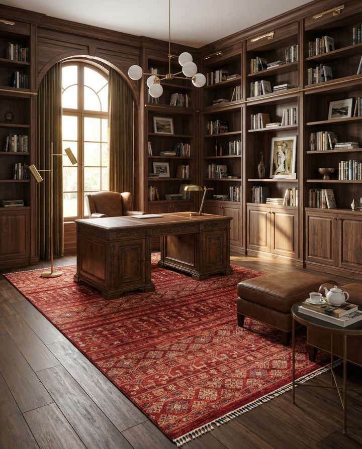 7' x 10' Hand Knotted Ariana Ziegler Rug