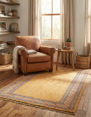 3' 2 x 5' 3 Hand Knotted Kashkuli Gabbeh Oriental Wool Rug