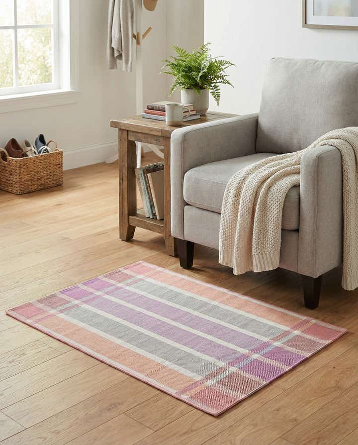 2' x 3' Easy-Clean Ribbon Indoor / Outdoor Rug