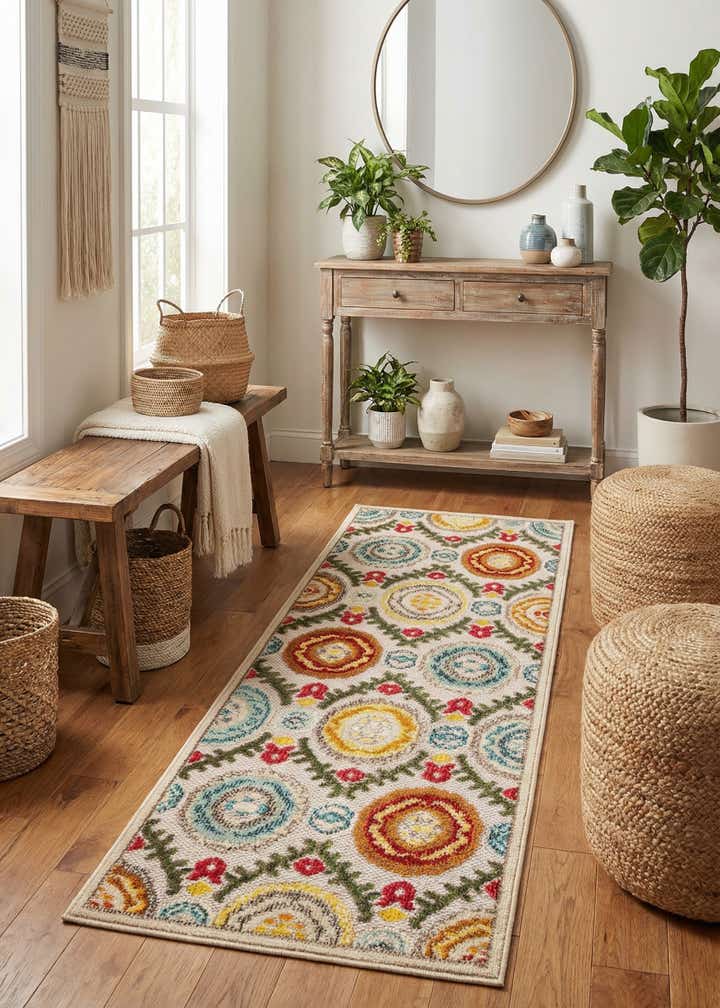 2' x 5' Easy-Clean Casablanca Indoor / Outdoor Runner Rug