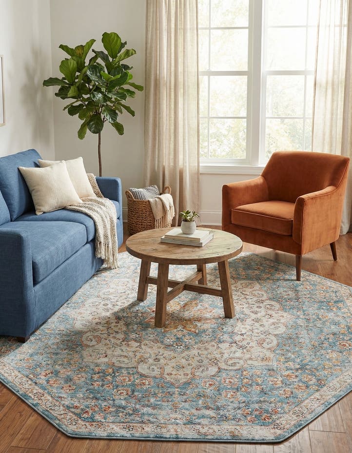 7' x 7' Newport Octagon Rug