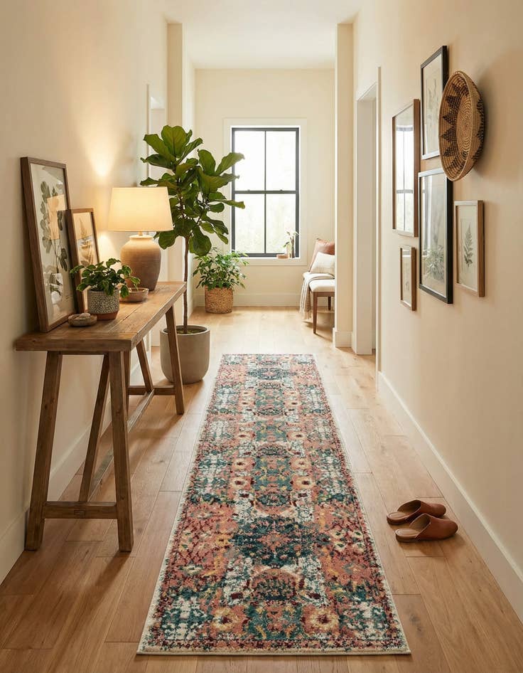 Detail image of 2' 6 x 16' 5 Charleston Runner Rug