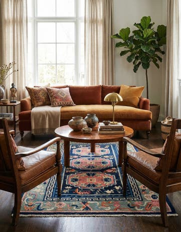 2' 7 x 4' 6 Hand Knotted Tibet Rug