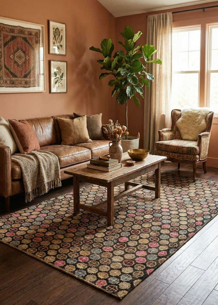 5' x 8' Hand Knotted Balouch Wool Rug