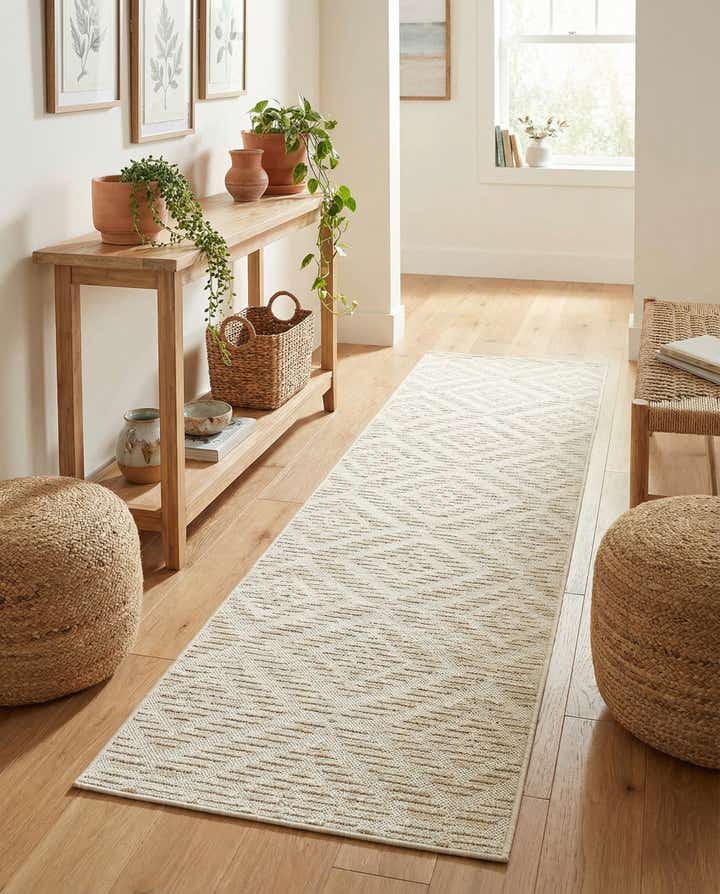 2' 7 x 10' Easy-Clean Sabrina Soto Indoor / Outdoor Runner Rug