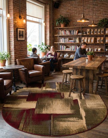 Cafe Oval Rug