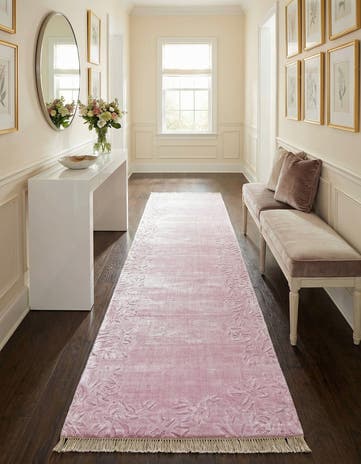 2' 8 x 9' 7 Hand Knotted Darya Wool Runner Rug